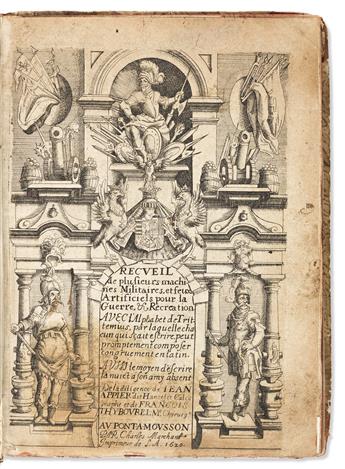 Thybourel, François (active circa 1620) Recueil de Plusieurs Machines Militaires et Feux Artificiels pour la Guerre et la Recreation.